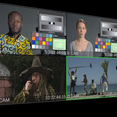 video assist multi camera monitoring film production set